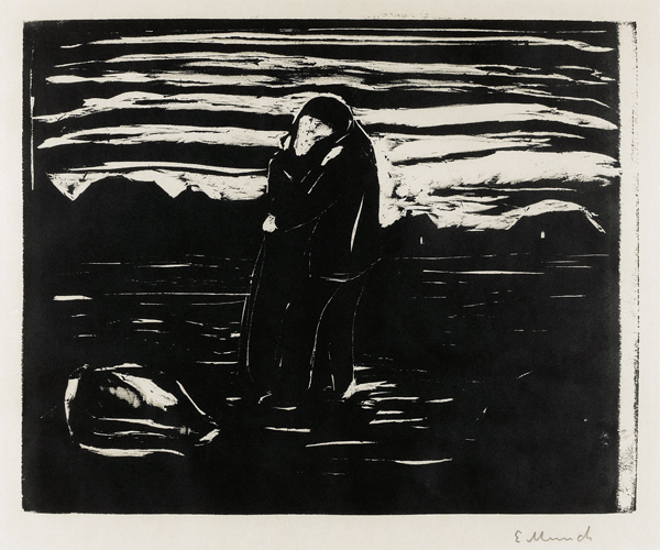 Kiss in the Field à Edvard Munch