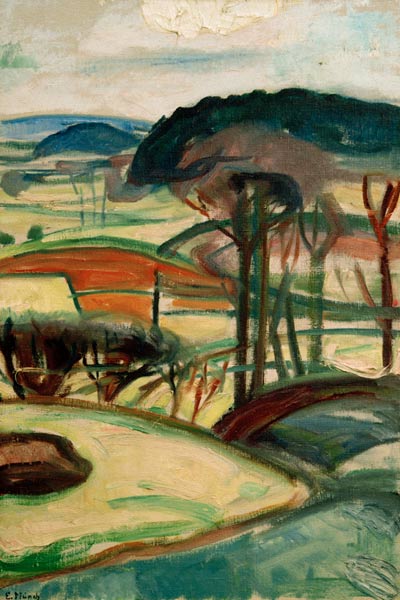 Landscape à Edvard Munch