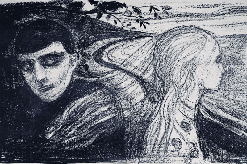 Loslösung II à Edvard Munch