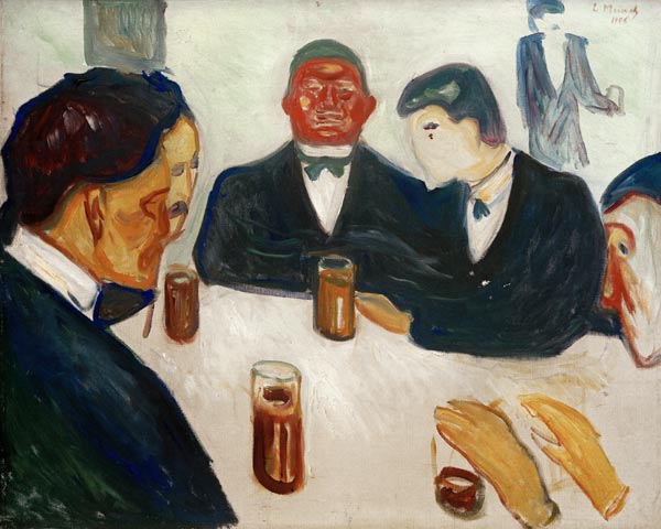 Men Drinking à Edvard Munch