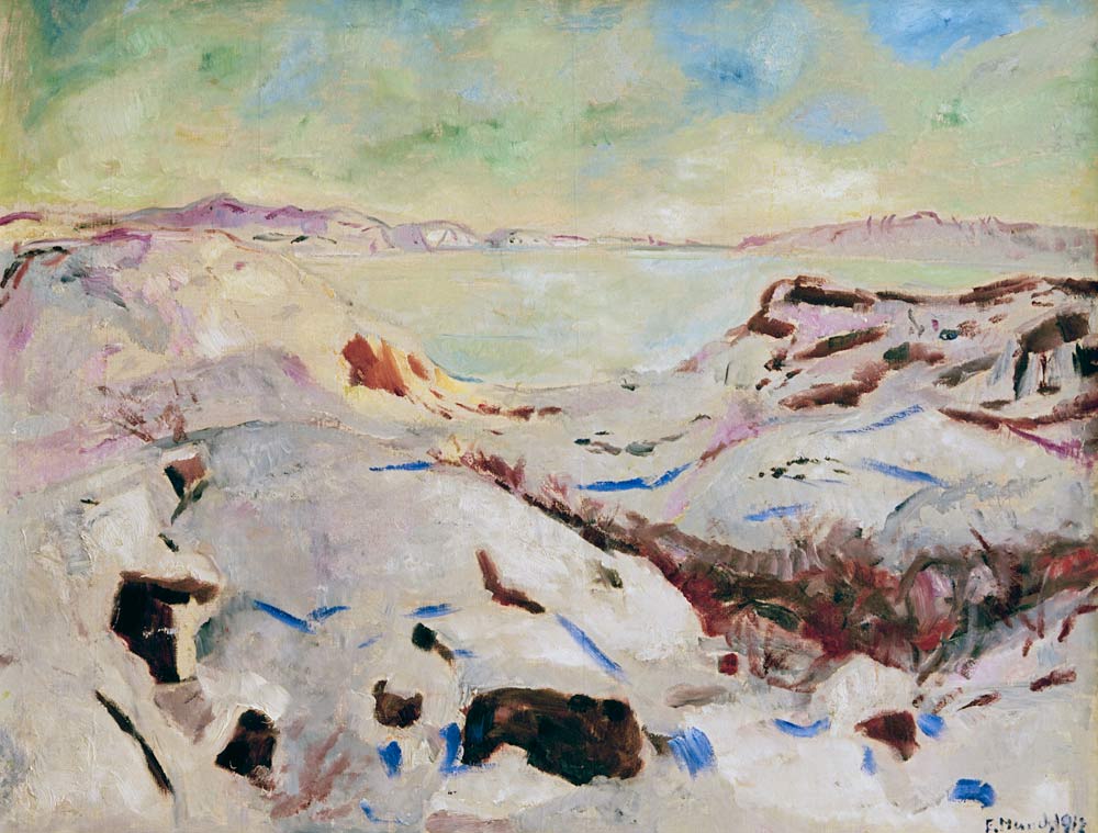 Winter in Kragerö à Edvard Munch
