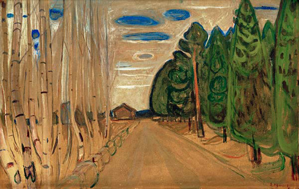 Avenue à Edvard Munch