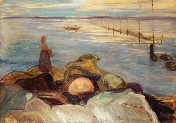 An der Küste à Edvard Munch