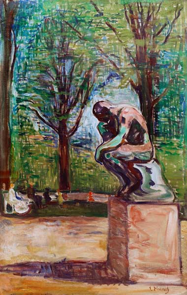 Rodin’s Thinker à Edvard Munch