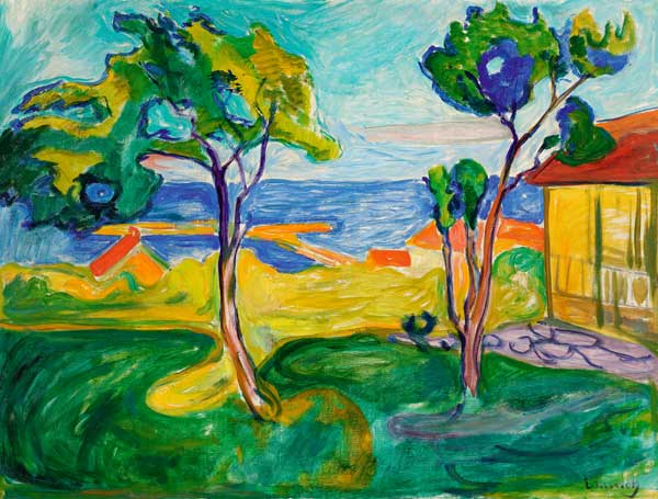 Der Garten in Åsgårdstrand à Edvard Munch