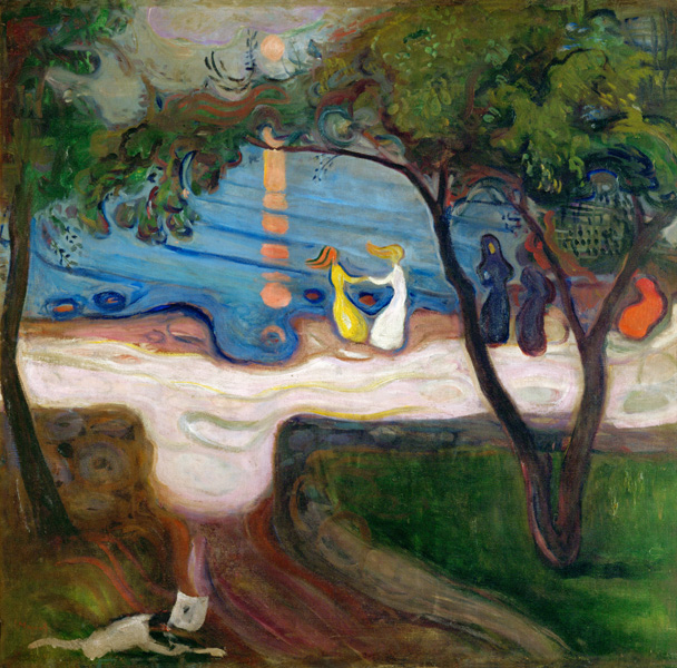 La danse sur le rivage. 1900/02 à Edvard Munch