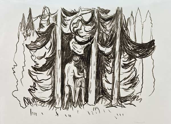 The Forest from Alpha og Omega à Edvard Munch