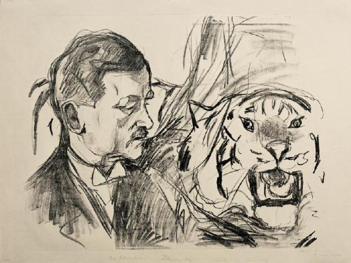 Der Tigerbändiger Richard Sawade à Edvard Munch