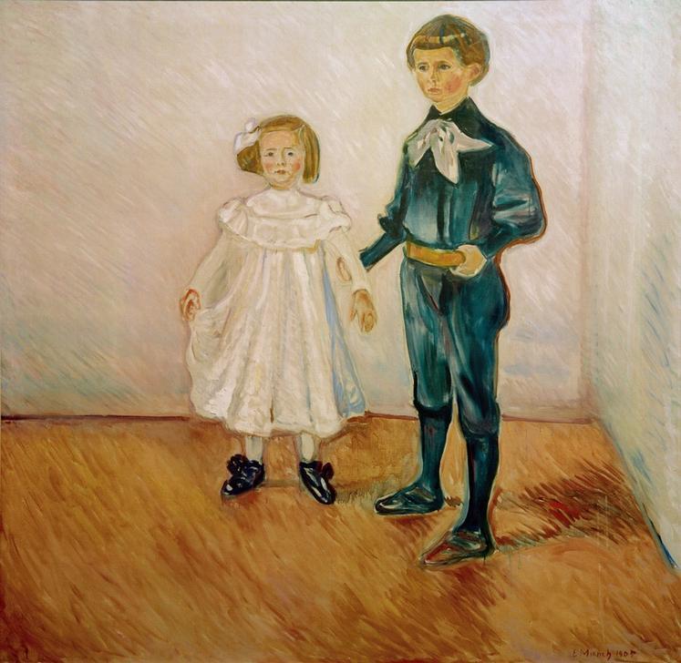 Die Esche-Kinder à Edvard Munch