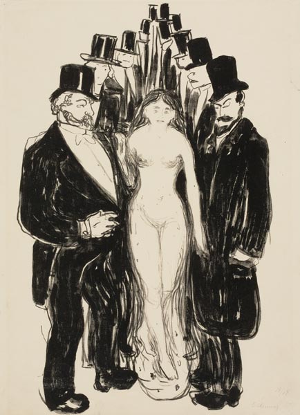 Die Gasse à Edvard Munch