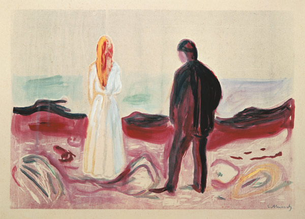The Lonely Ones à Edvard Munch