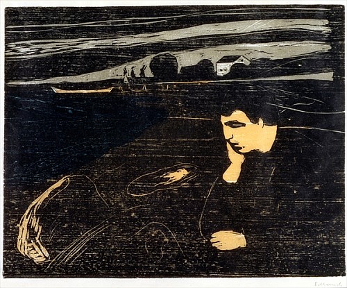 Evening à Edvard Munch