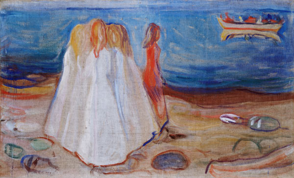 Girls at the Seaside à Edvard Munch