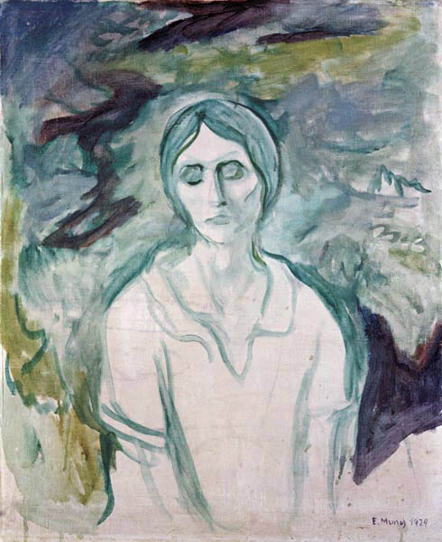 Gothic Girl à Edvard Munch