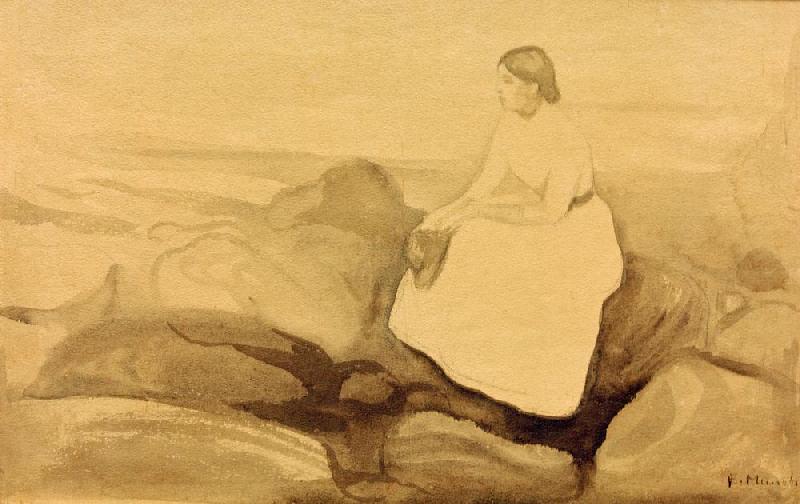Inger on the Beach à Edvard Munch