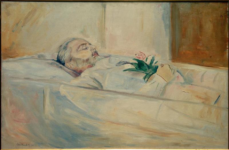 John Hazeland on his Deathbed à Edvard Munch