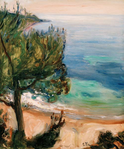 Landscape near Nice à Edvard Munch