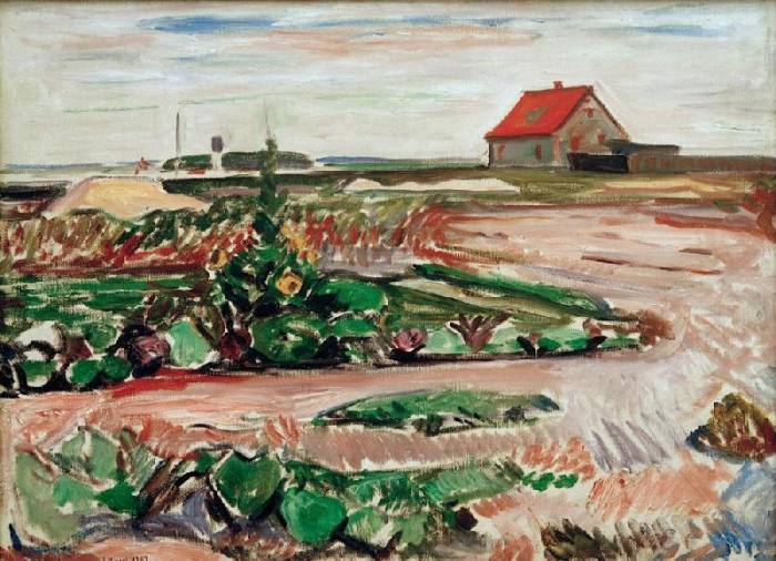 Landscape near Travemünde à Edvard Munch