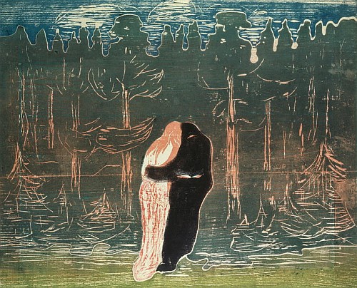 Lovers  à Edvard Munch