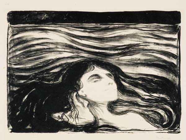 Meer der Liebe / On the Waves of Love à Edvard Munch