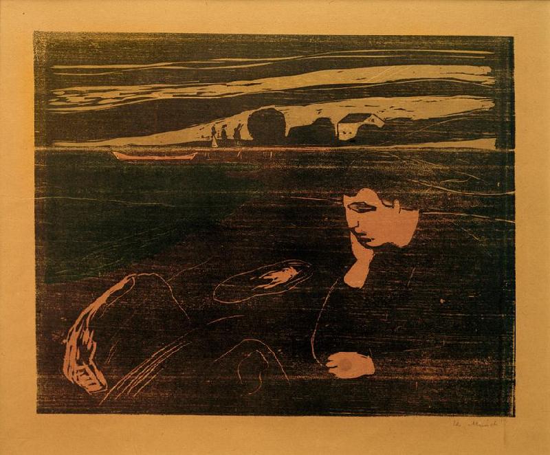 Melancholy III à Edvard Munch