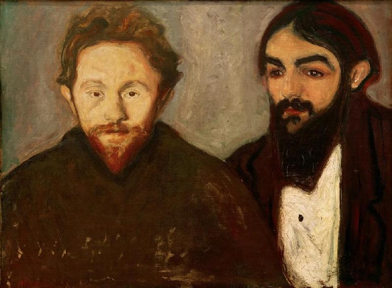 Paul Herrmann and Paul Contard à Edvard Munch