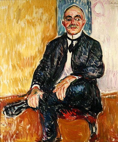 Portrait of Gustav Schiefler  à Edvard Munch