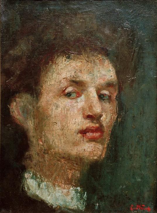 Munch, Self portrait à Edvard Munch