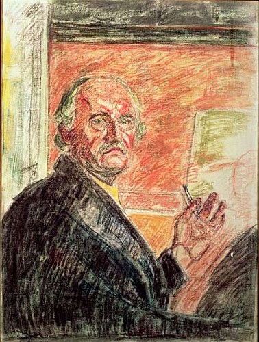 Self Portrait  à Edvard Munch