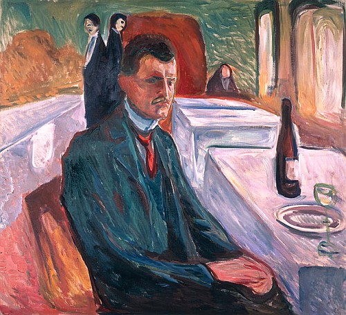 Self Portrait in Weimar à Edvard Munch