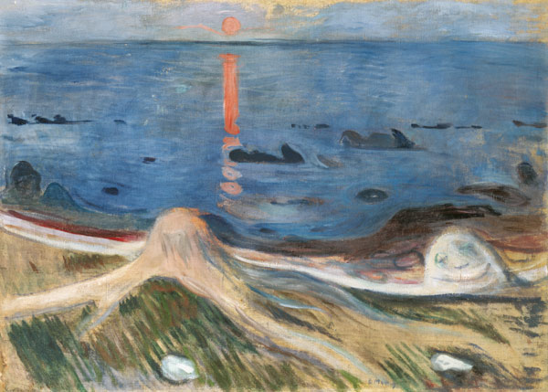 Beach mysticism à Edvard Munch