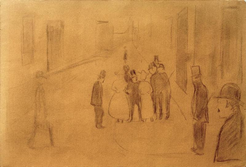 Street Scene à Edvard Munch