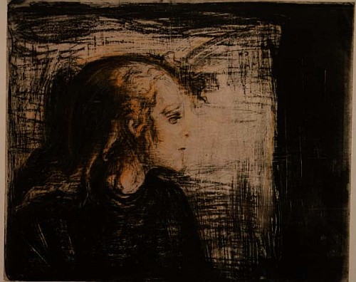 The Sick Girl  à Edvard Munch
