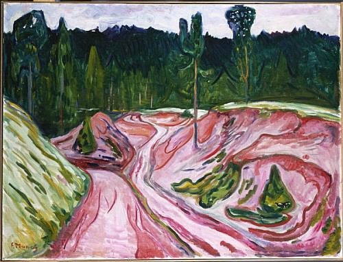 Thueringer Wald à Edvard Munch