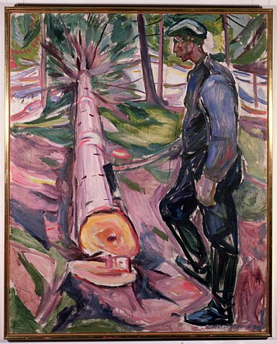 The Woodcutter  à Edvard Munch