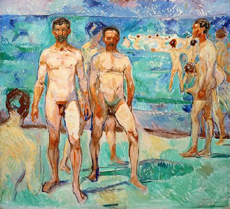 Men on the Beach