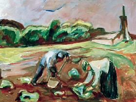 Munch, Potato harvest