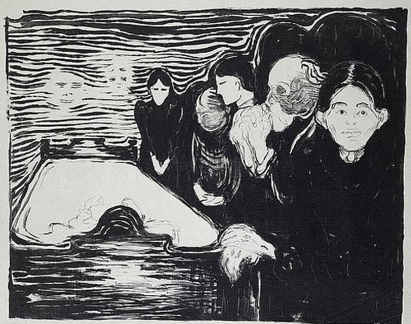Todeskampf. à Edvard Munch