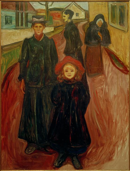 Four Different Ages à Edvard Munch