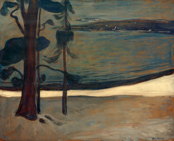Winter in Nordstrand à Edvard Munch