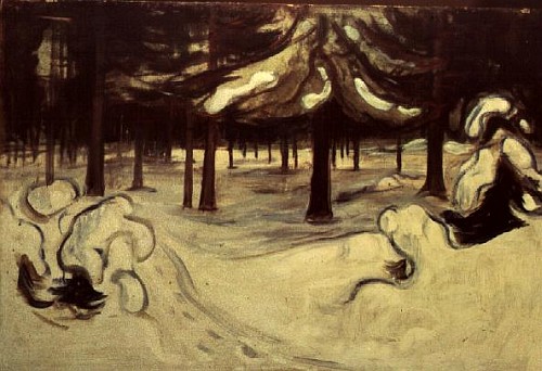 Winter à Edvard Munch