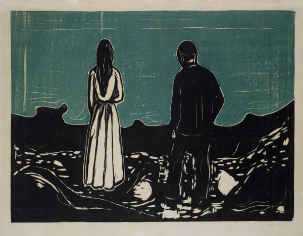 Two People (The Lonely Ones) à Edvard Munch