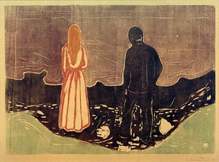 Two People (The Lonely Ones) à Edvard Munch
