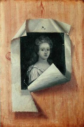 Trompe l'Oeil Portrait of a Lady