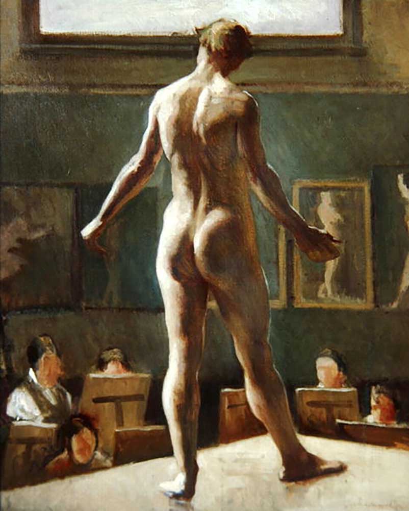 Male Figure Standing, 1911 à Edward Alexander Wadsworth