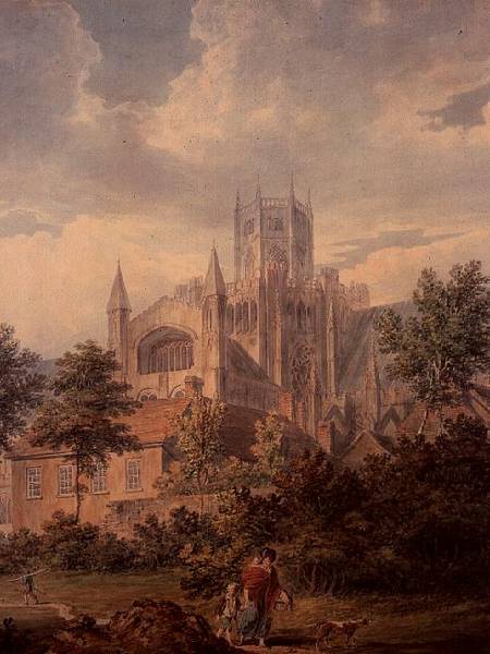 Ely Cathedral from the South East (detail) à Edward Dayes