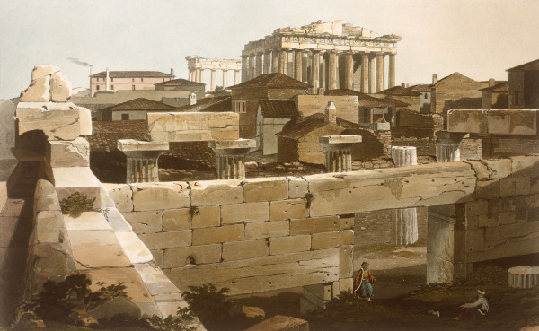 Athens , Parthenon à Edward Dodwell