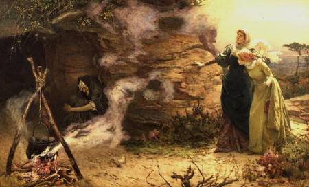 A Visit to the Witch à Edward Frederick Brewtnall