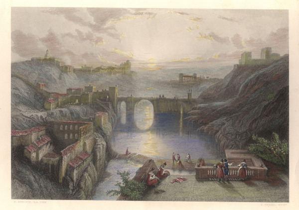 Toledo , Alcantara Bridge à Edward Goodall