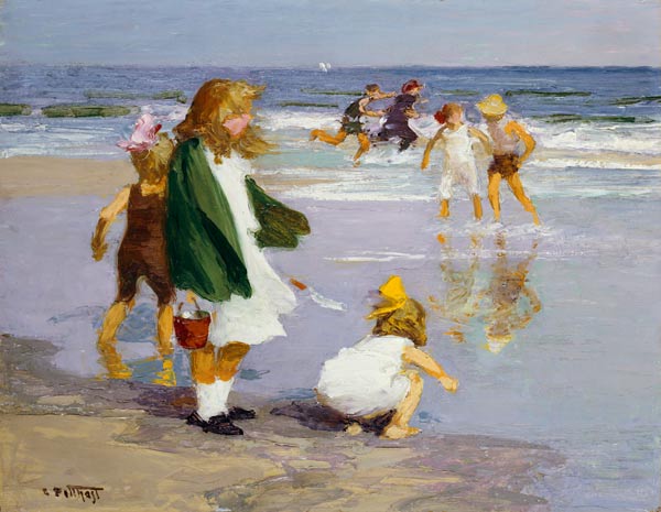 Play In The Surf à Edward Henry Potthast